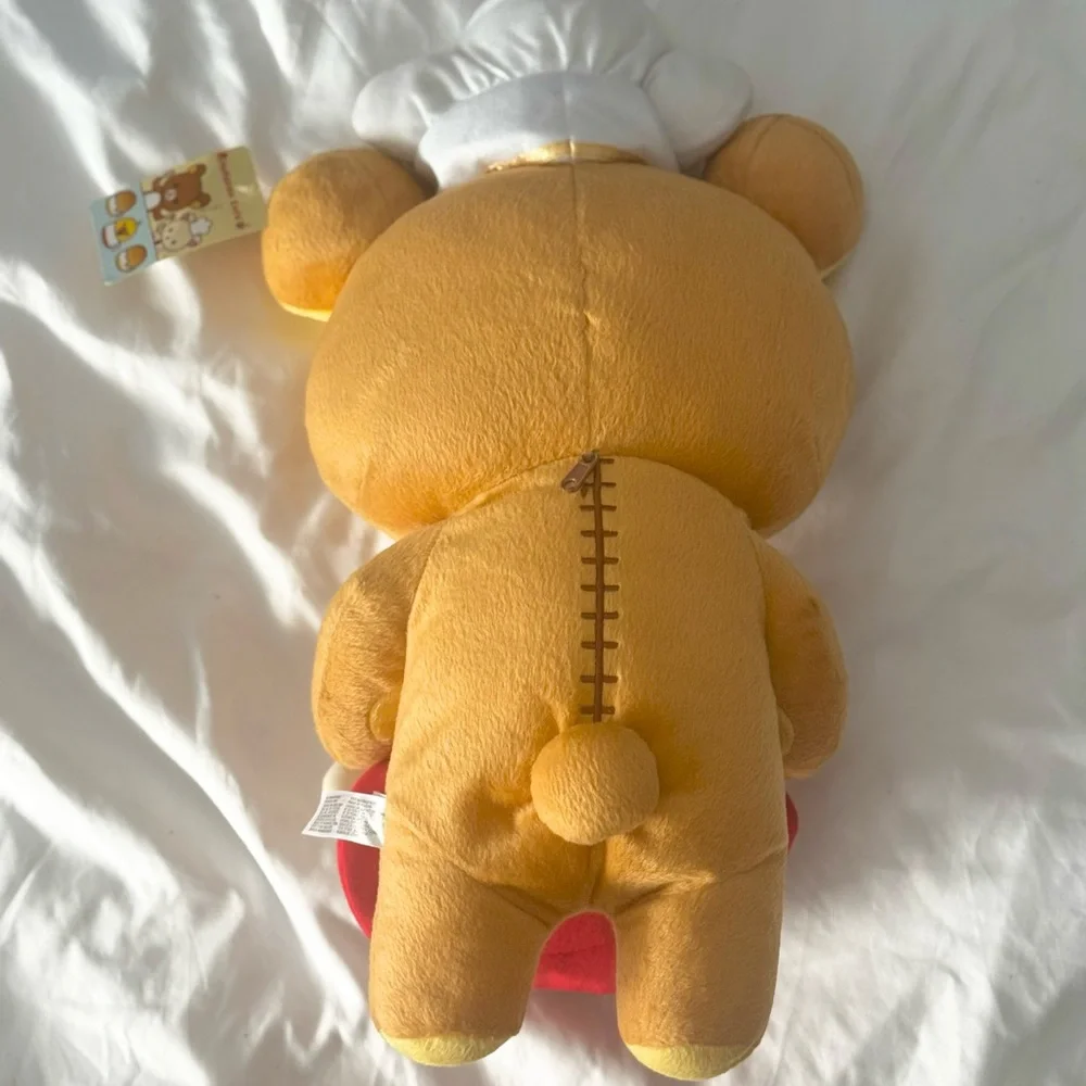Rilakkuma Cafe Plush Bear in Brown - Soft Stuffed Toy - Picture 3 of 4